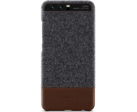 Etui skóra-filc do Huawei P10 ciemnoszare - 352196 - zdjęcie 3